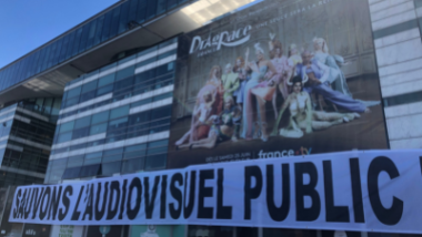 Manifestation Sauvons l'audiovisuel public