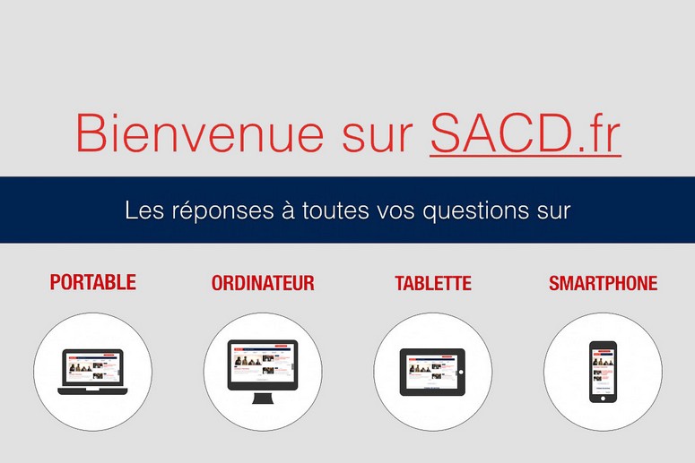 le nouveau site est accessible sur tous les écrans