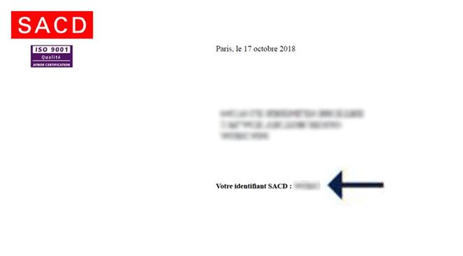 image de courrier d'autorisation