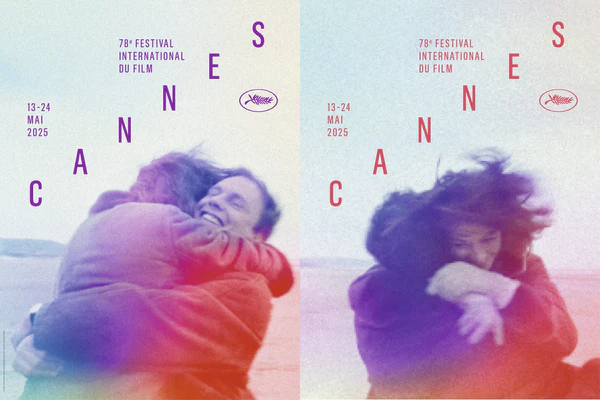 Les deux affiches officielles de la 78e édition du Festival de Cannes. © Les Films 13
