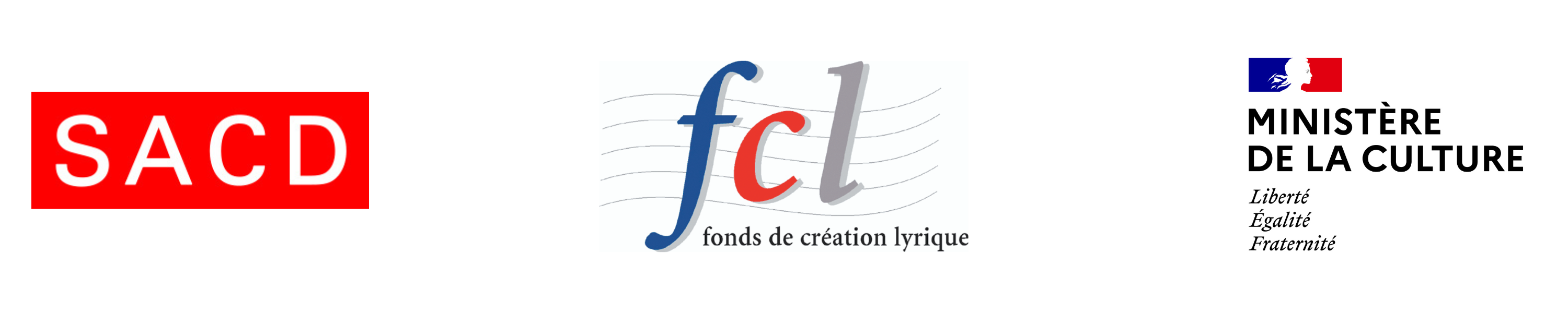 Fonds de création lyrique logos 2022