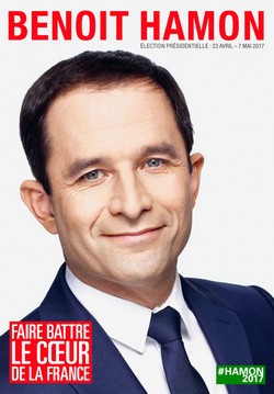 Affiche de campagne Benoit Hamon