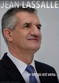 Affiche de campagne Jean Lassalle